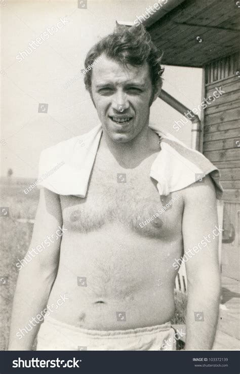 Vintage Photo Of Babe Man Seventies Royalty Free Stock Photo Avopix Com