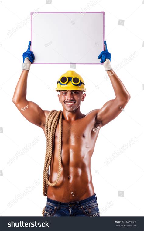 Naked Builder Blank Board Stock Photo 114768589 Shutterstock