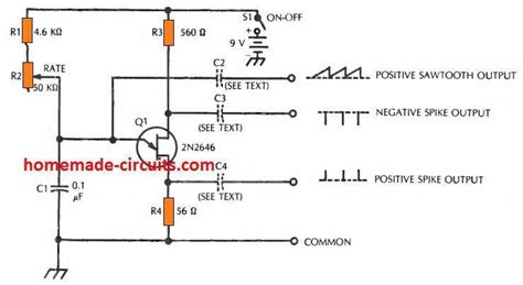 10 Simple Unijunction Transistor Ujt Circuits Explained Homemade