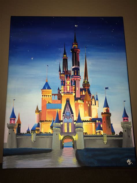 √ 50 Best Easy Painting Ideas For Wall Beginners And Canvas Disney