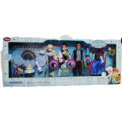 Disney Store Full Size Singing Anna And Elsa Frozen Fever Doll Deluxe