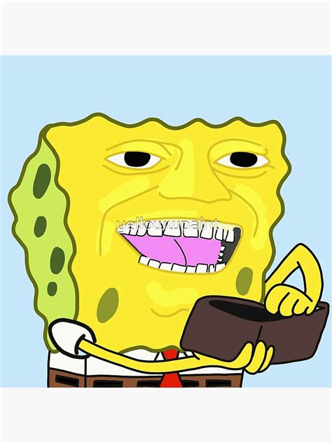Spongebob Wallet Meme Face Inkinspot