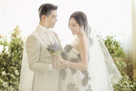 Kangnam And Lee Sang Hwa Reveal Romantic Wedding Photos Allkpop