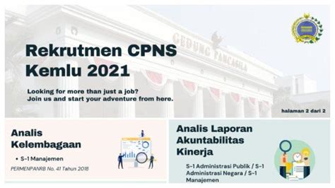 S2 pendidikan dasar pascasarjana / s3 pendidikan dasar pelatihan. CPNS Kemlu 2021: Daftar Formasi untuk Lulusan S1 hingga Alur Pendaftaran CPNS 2021 - Tribunnews.com