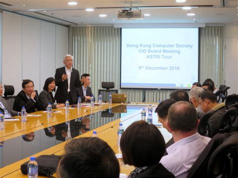 Hong Kong Computer Society Delegation Visits Astri Astri Hong Kong