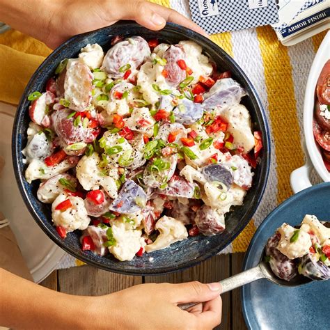 One of my favorites is super simple: Cauliflower-Potato Salad with Horseradish Dressing Recipe ...