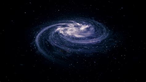 Rotating Spiral Galaxy Deep Space 4k Animation Motion Background 00
