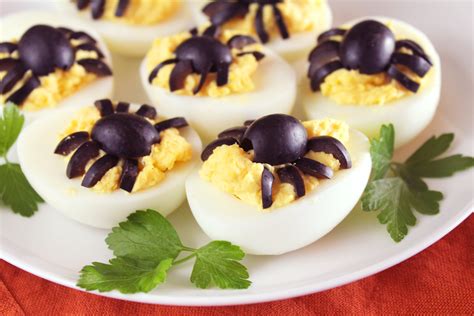 Spooky Spider Deviled Eggs Delicious As It Looks