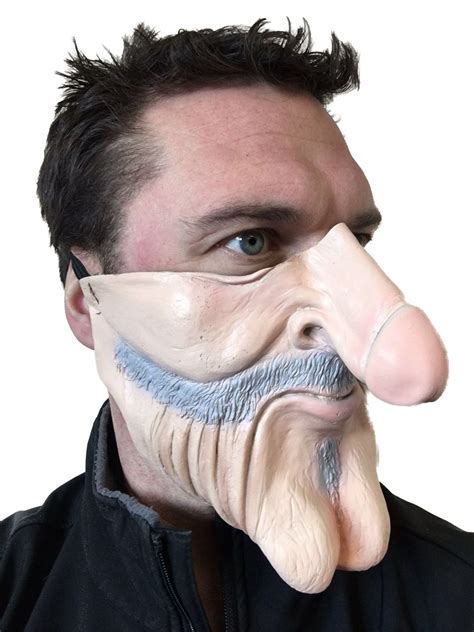 Masque Demi Visage Dick Nez Willy Face Pénis Drôle Grand Dents Fantaisie Ebay
