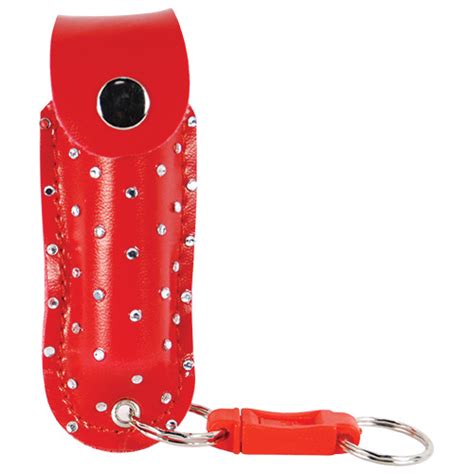 Wildfire 12 Ounce With Rhinestone Leatherette Holster Red And Key
