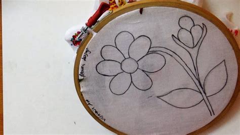 Sketch Design Beautiful And Simple Embroidery Designs Simple