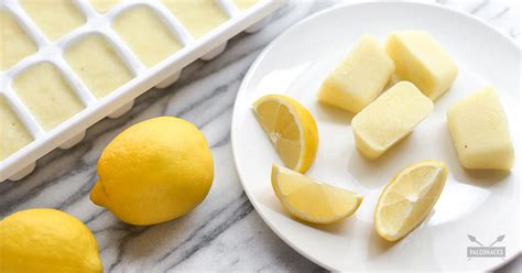 Detoxing Lemon Ice Cubes Add Zest To Smoothies Soups And Sauces