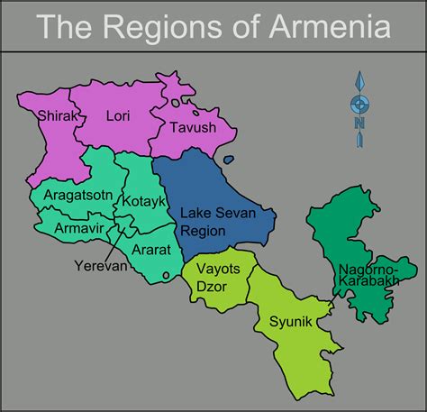 Map of Armenia (Overview Map/Regions) : Worldofmaps.net ...