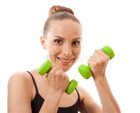 Woman Doing Fitness Exercise Stock Image Image Of Attractive Active
