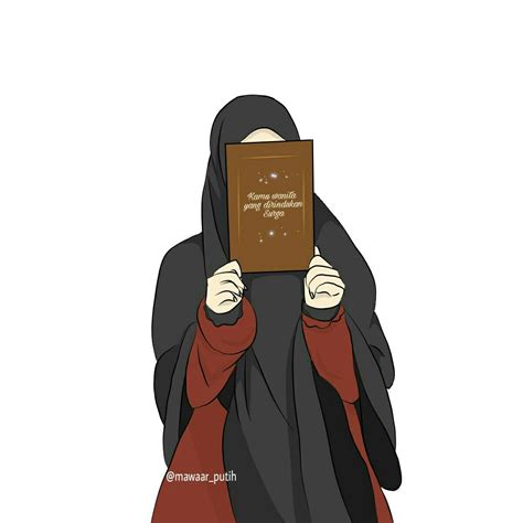 Gambar kartun muslimah bercadar seorang penulis. 25+ Foto Kartun Muslimah Anak - Kumpulan Kartun HD