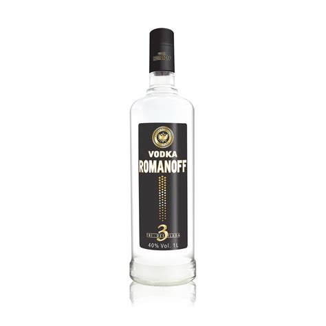 Romanoff Vodka Tridestilada 1l