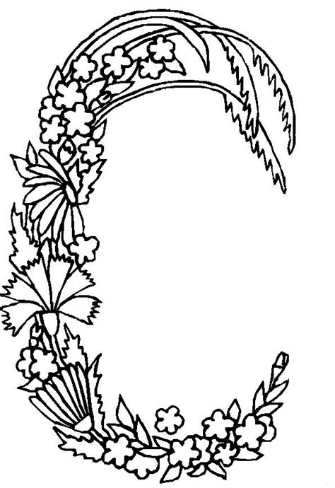 Coloring pages aren't just for kids anymore. Kids-n-fun.com | Coloring page Alphabet Flowers Alphabet ...