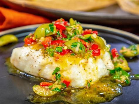 Grouper Or Halibut Steamed In Parchment With Sour Orange Sauce And