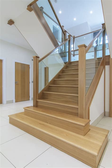 These glass canisters are the clear choice for countertop storage. www.stockwell-ltd.co.uk American white oak 3 part dogleg ...