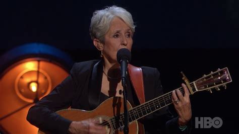 Rock And Roll Hall Of Fame Inductee Joan Baez Performs Hit Song The