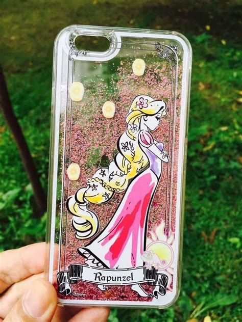 Disney Princess Liquid Glitter Phone Case For Iphone 5 5s 6 6s 6plus