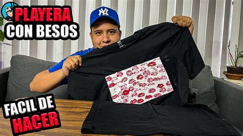 PLAYERA CON BESOS MUY FÁCIL DE HACER LUISTECH YouTube