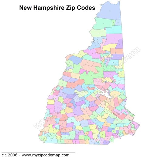 New Hampshire Area Code Map Draw A Topographic Map