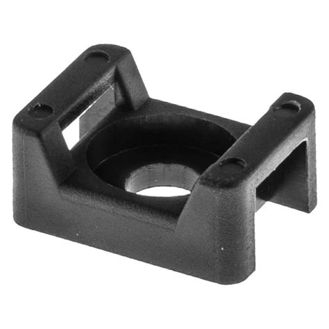 Cable Tie Cradle Base Up To Mm Width Black Pack
