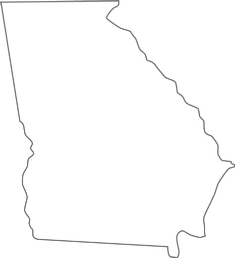 State Of Georgia Map Clip Art Cliparts And Others Art Inspiration