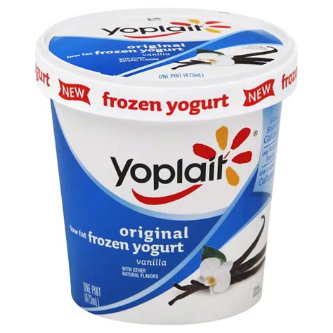 Yoplait Original Low Fat Vanilla Frozen Yogurt Shop Ice Cream
