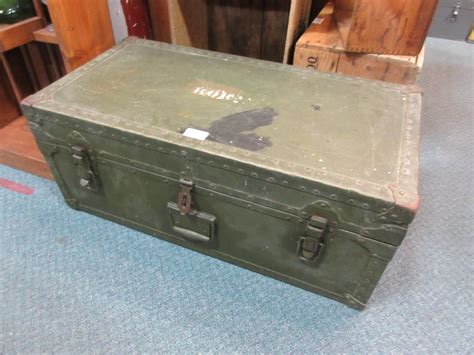 Vintage Us Military Foot Locker From Vendor 6 In Booth 78 Priced At