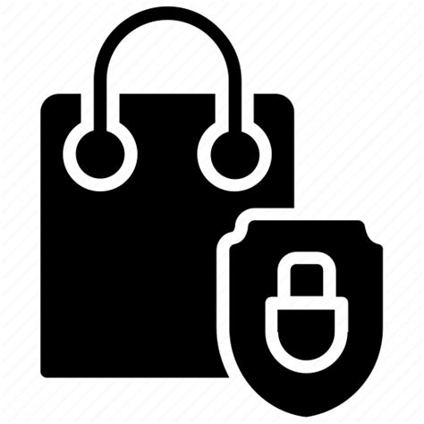 E-commerce encryption, e-commerce security, safe online shopping, secure shopping, shopping bag ...