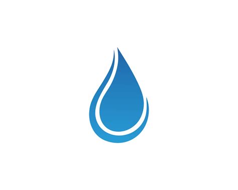 Water Drop Logo Template Vector 596895 Vector Art At Vecteezy