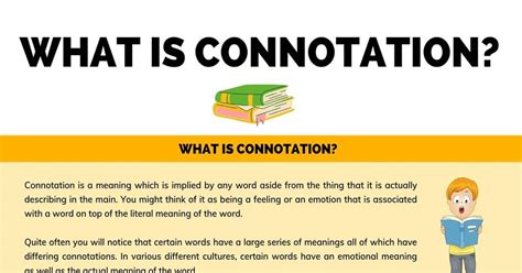 Connotation Definition And Useful Examples Of Connotation • 7esl