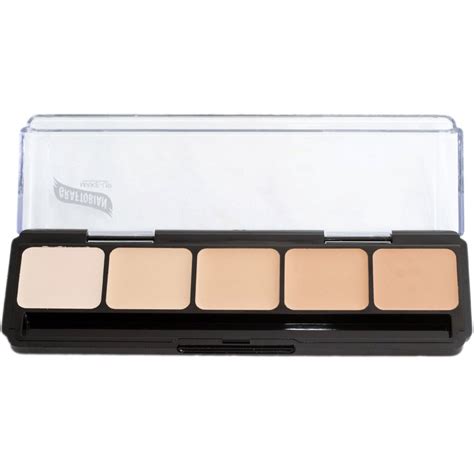 Cool Palette 1 Hd Glamour Creme Foundation Palette Graftobian 5 Shades