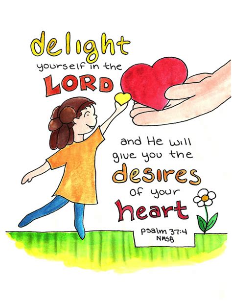 Doodle Through The Bible Psalm 374 Delight Yourself In The Lord