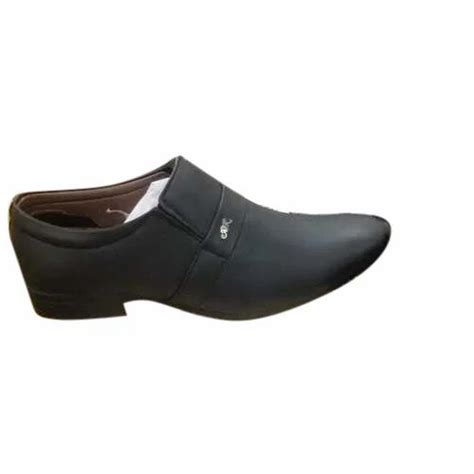 Black Leather Slip On Formal Shoes Size 7 10 At Rs 180pair In Agra Id 20341059012