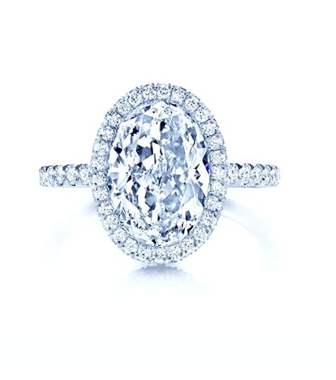 2 Carat Oval Diamond Halo Engagement Ring South Bay Jewelry