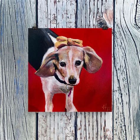 Theres No Bark Like A Beagles Bark ⠀ ⠀⠀ Pet Posters For You 🐶 Painted