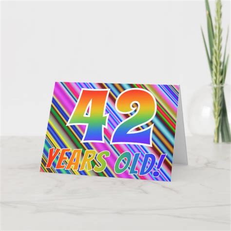 42 Year Old Cards Greeting Cards And More Zazzle Ca