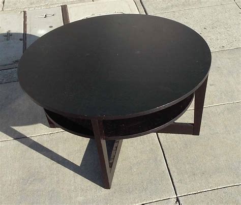 Round coffee table ikea | coffee table design ideas. UHURU FURNITURE & COLLECTIBLES: SOLD Ikea Black Round ...