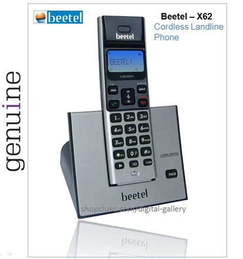 Buy Beetel Cordless X62 Landline Phone Wireless For Mtnl Bsnl Airtel