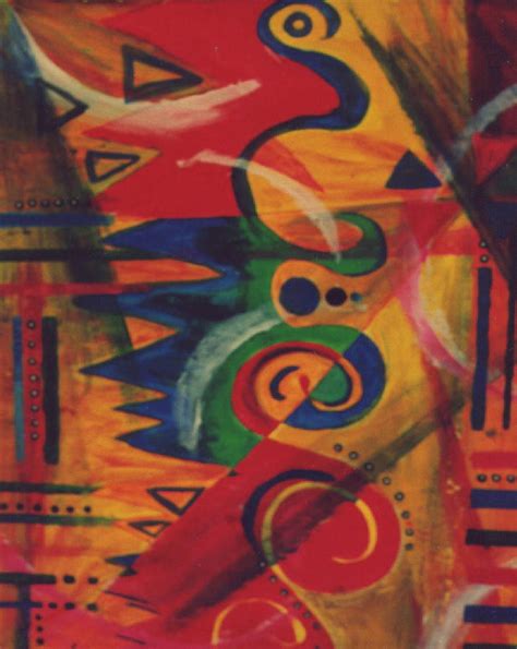 African Abstract Painting By Aldonia Bailey Fine Art America