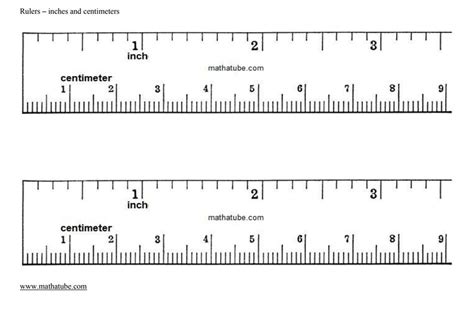 And if you want a different color ruler, just print the black and white one on some color construction paper. 92 Free, Printable Rulers in Actual Size