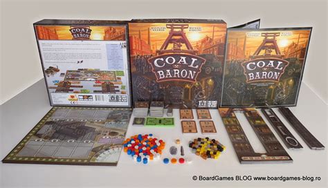 Coal Baron Prezentarea Detaliata A Componentelor Board Games Blog
