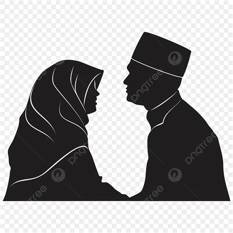 Siluet Pasangan Muslim Newstempo