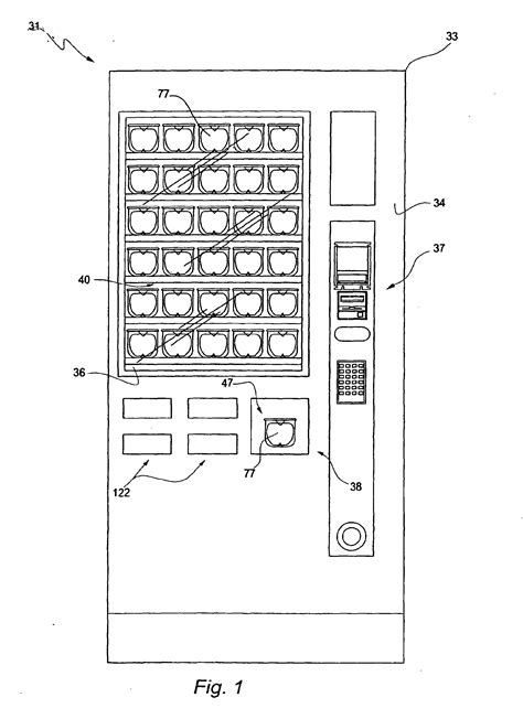 Patent Ep1469431b1 Refrigerated Vending Machine For Fresh Fruits