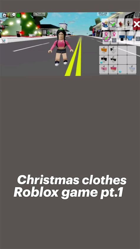 Roblox Game Pt1 Christmas Clothes Christmas Outfit 1st Christmas