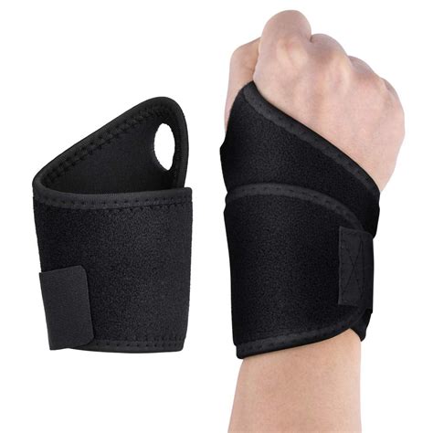 Reactionnx Adjustable Athletic Wrist Brace 1 Pair Wrist Support For