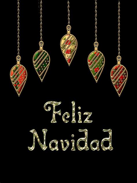 Merry Christmas In Spanish Feliz Navidad Posters By David Dehner